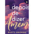 Capa do livro "Depois de Dizer Amém" de Rusty George, com nuvens em tons de roxo e rosa e letras brancas. — Plenitude