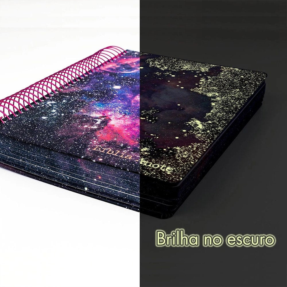 Bíblia Anote Espiral Galáxia | NVI | Letra Normal | Com Espaço Para Anotações