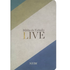 Bíblia de Estudo LIVE NVI, capa luxo Live Flow em tons de azul, verde e bege. — Plenitude