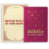 Kit de Toda Mulher Bíblia Pink e Devocional: Dois livros, um devocional bege e uma Bíblia com capa rosa pink. — Plenitude