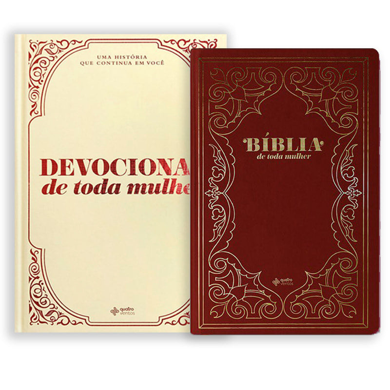 Kit de Toda Mulher | Bíblia Vinho e Devocional