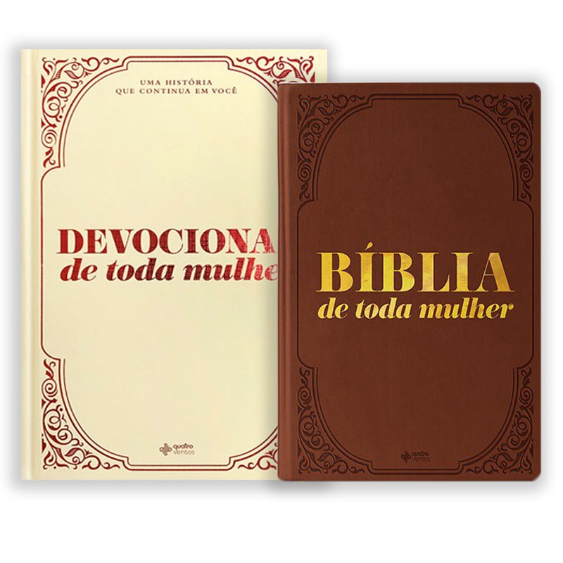 Kit de Toda Mulher | Bíblia Marrom e Devocional