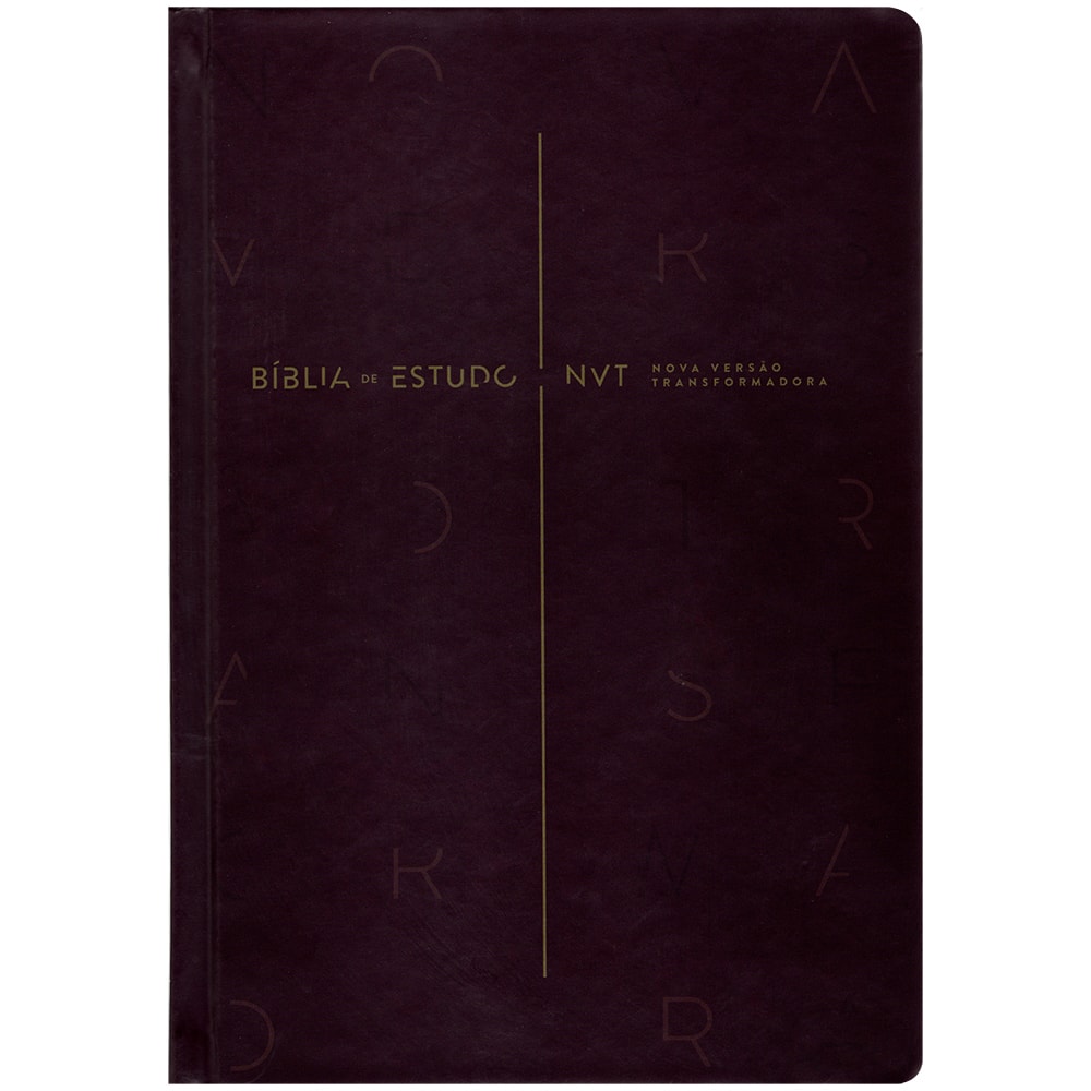 Bíblia de Estudo | NVT | Capa Dura Vinho
