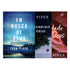 Kit de 3 livros de John Piper, "Buscando a Deus", com capas em tons de azul, verde e marrom. — Plenitude