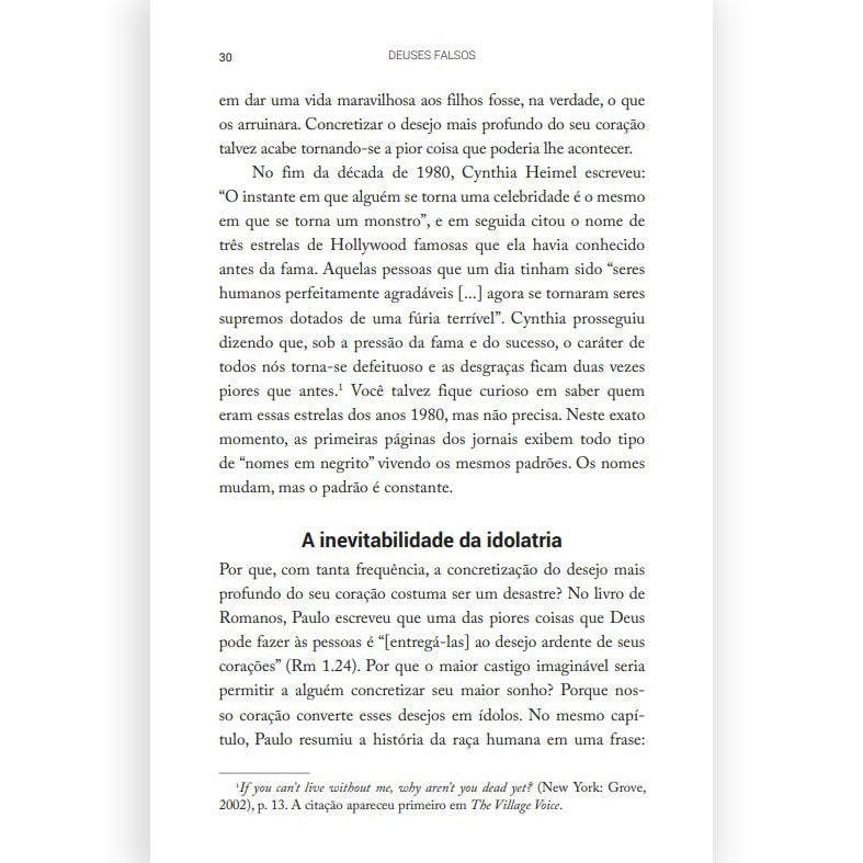 Kit Idolatria | Timothy Keller