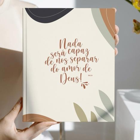 Bíblia Sagrada Nada Será Capaz  | NVI | Capa Dura com Espaço para Anotações