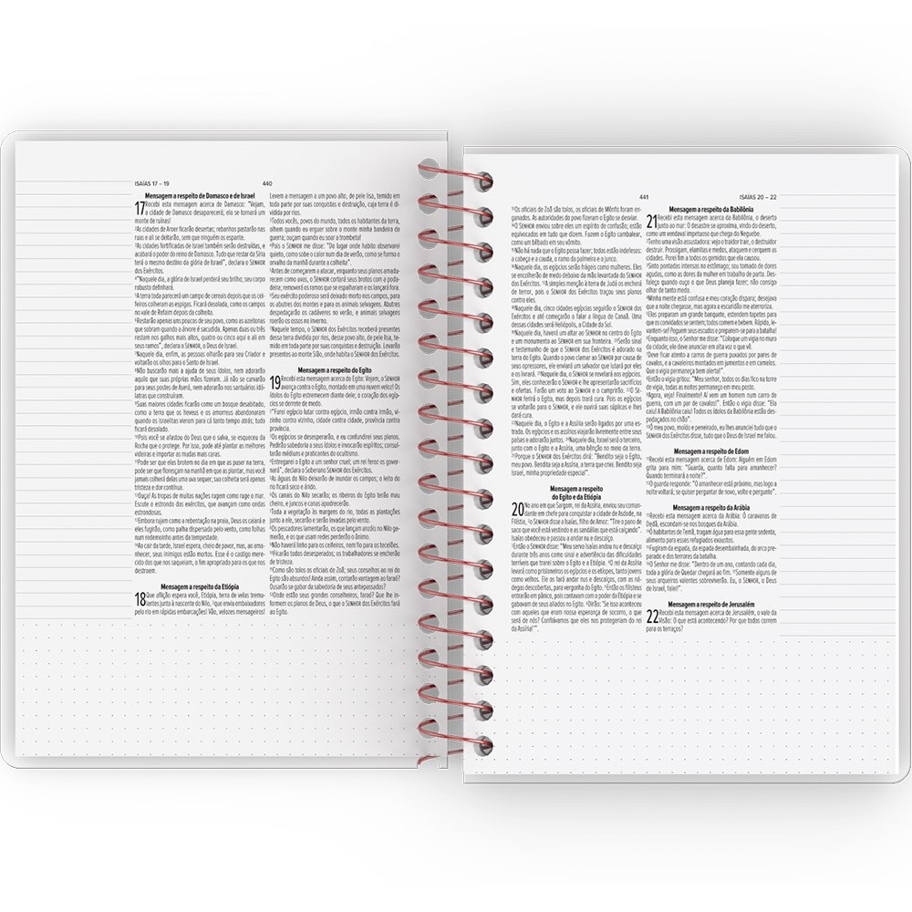 Bíblia Anote Slim Bike | NVT | Capa Dura Espiral