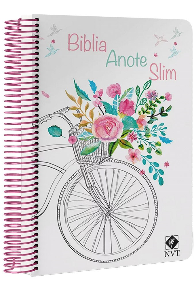 Bíblia Anote Slim Bike | NVT | Capa Dura Espiral