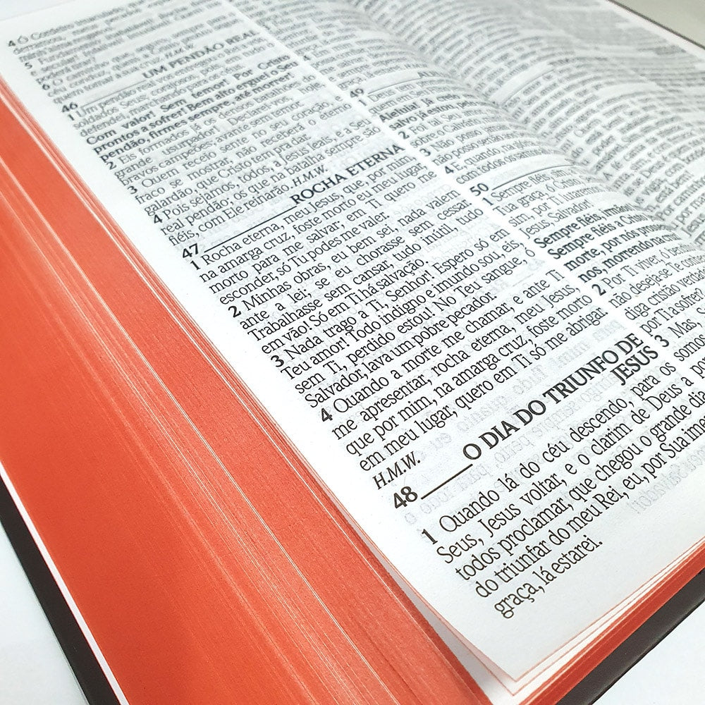 Bíblia Sagrada com Harpa Avivada e Corinhos | ARC | Capa Dura Guarda o Teu Coração
