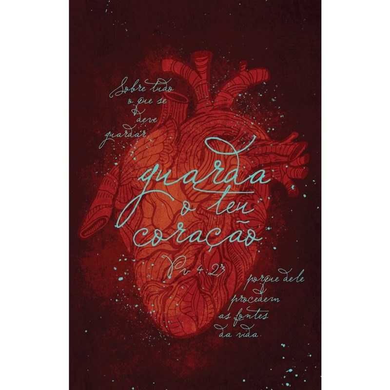 Bíblia Sagrada com Harpa Avivada e Corinhos | ARC | Capa Dura Guarda o Teu Coração