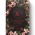 Bíblia Contexto Evangelhos & Atos NVT, capa dura floral escura com letras e detalhes em rosa. — Plenitude.