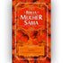 Bíblia de Estudo da Mulher Sábia, ARC, Harpa Avivada, capa dura floral laranja com detalhes dourados. — Plenitude