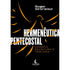 Livro Hermenêutica Pentecostal de Roger Stronstad, capa preta com pomba estilizada em amarelo e branco. — Plenitude