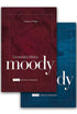 Kit Comentário Bíblico Moody Vol.1 e 2 de Charles F. Pfeiffer, capas em vermelho e azul com tipografia moderna. — Plenitude