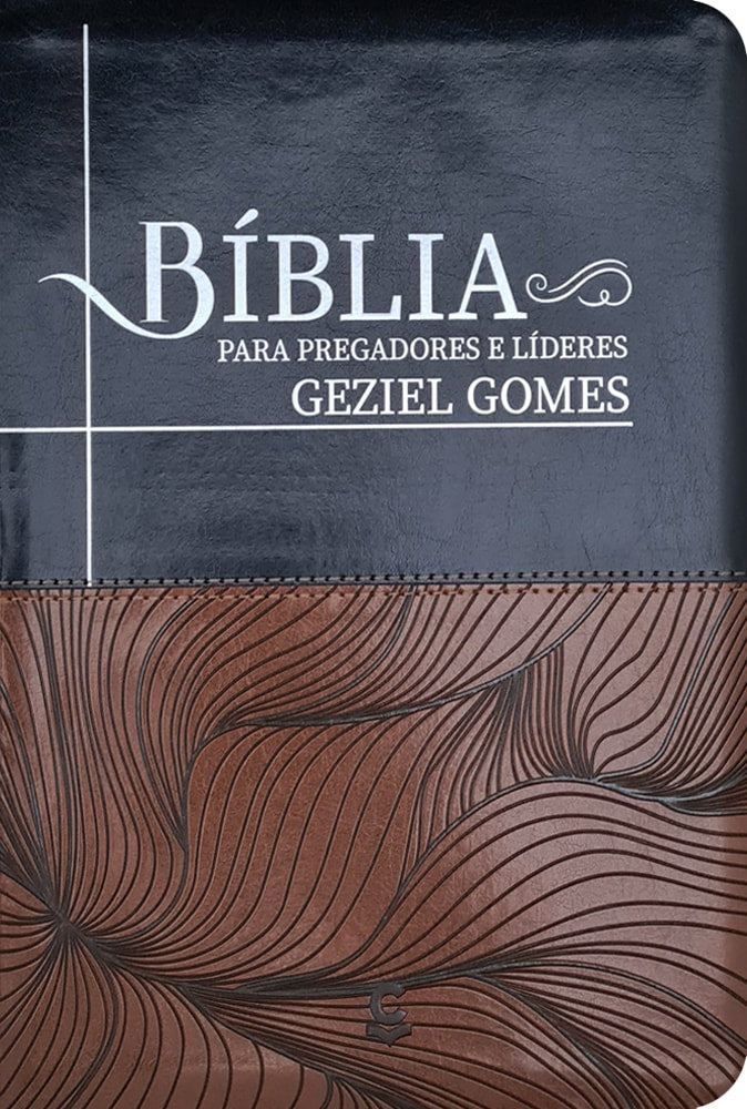 Bíblia Para Pregadores e Líderes Geziel Gomes | ARC | Capa Luxo Marrom