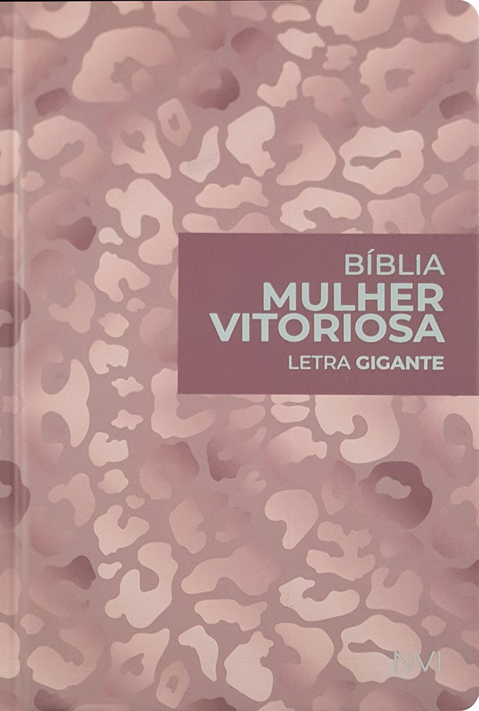 Bíblia da Mulher Vitoriosa | Letra Gigante | NVI| Capa Dura Onça