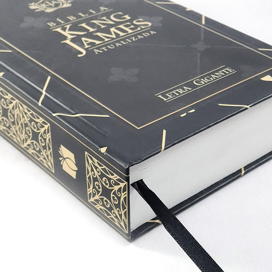 Bíblia King James Atualizada | KJA | Letra Gigante | Capa Dura Preta