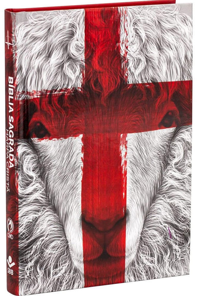 Bíblia Sagrada Cordeiro | ARC | Harpa Cristã | Capa Dura