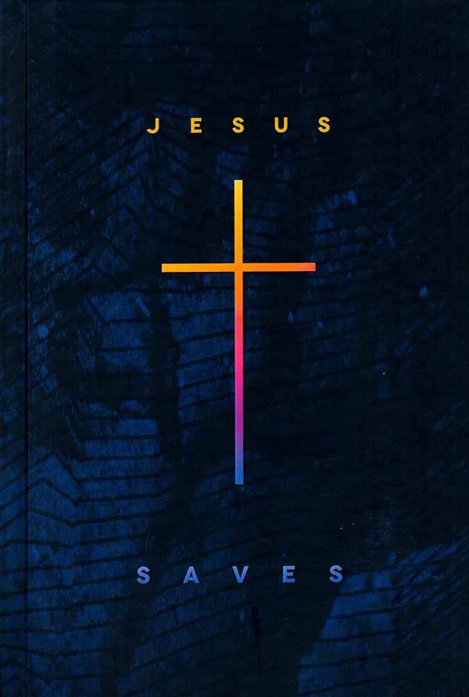 Bíblia Jesus Saves | NAA | Capa Dura Azul