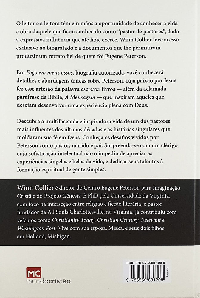 Fogo em Meus Ossos | A biografia de Eugene H. Peterson