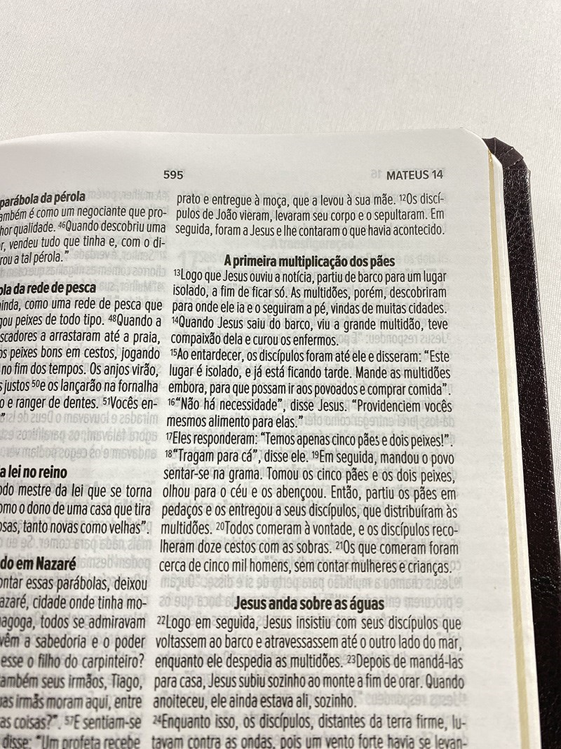 Bíblia Sagrada Slim | NVT | Letra Normal | Capa Luxo Roxa