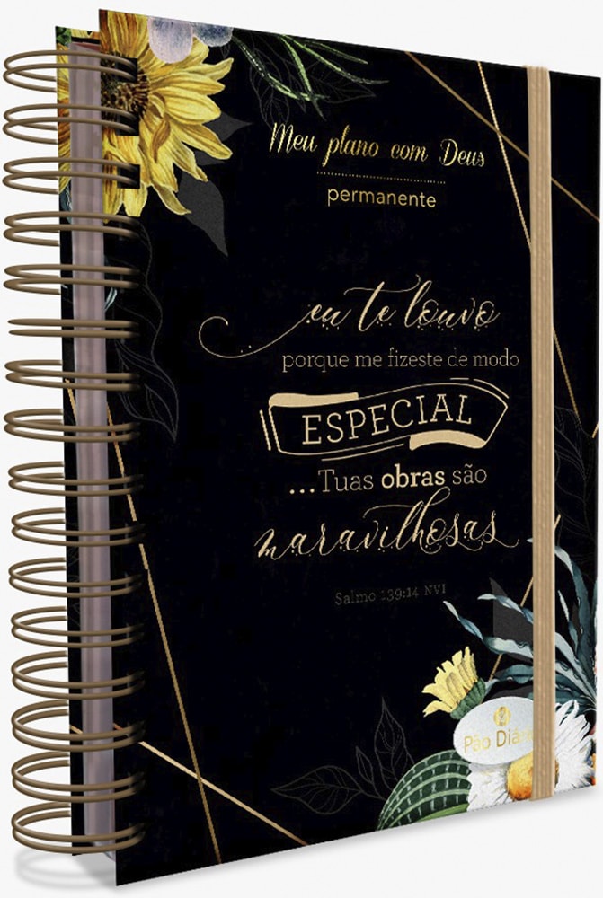 Planner Meu plano com Deus | Eu te Louvo | Capa Dura Espiral