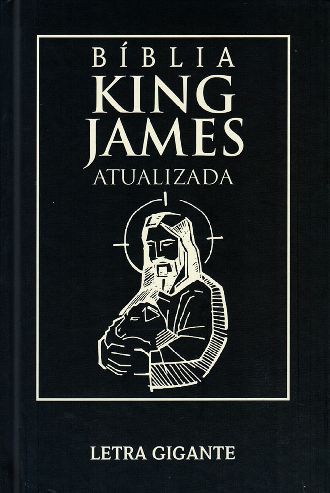 Bíblia King James Atualizada Jesus Minimalista | KJA | Letra Gigante | Capa Dura
