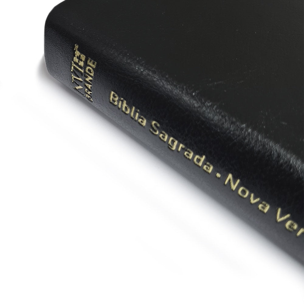 Bíblia Sagrada | NVI | Letra Grande | Capa Preta Luxo