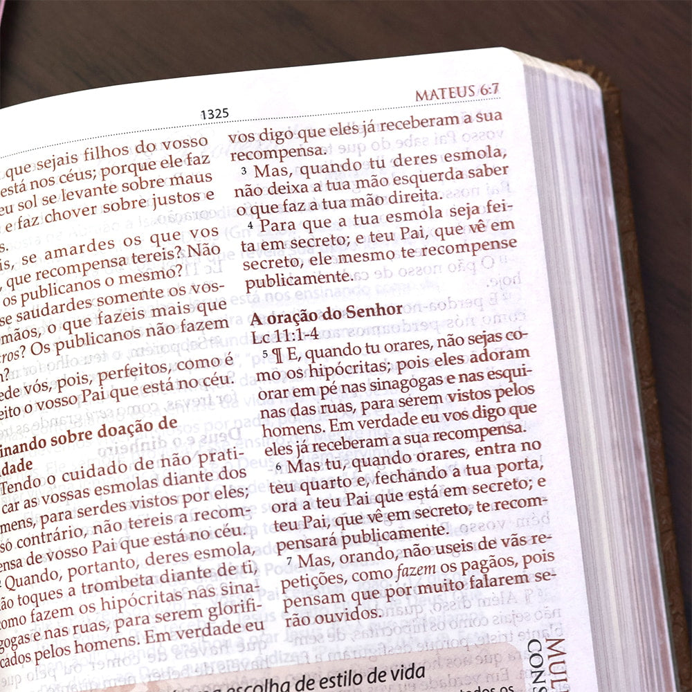 Bíblia de Estudo para Mulheres | BKJ 1611 | Letra normal | Capa Luxo Marrom