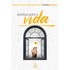 Livro de capa mole, Janelas para a Vida, com capa branca e ilustração de uma janela aberta com uma flor na mão. — Plenitude