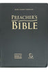 Bíblia do Pregador King James Version, capa luxo verde-escura com letras douradas e logos United Bible Societies e Editora — Plenitude