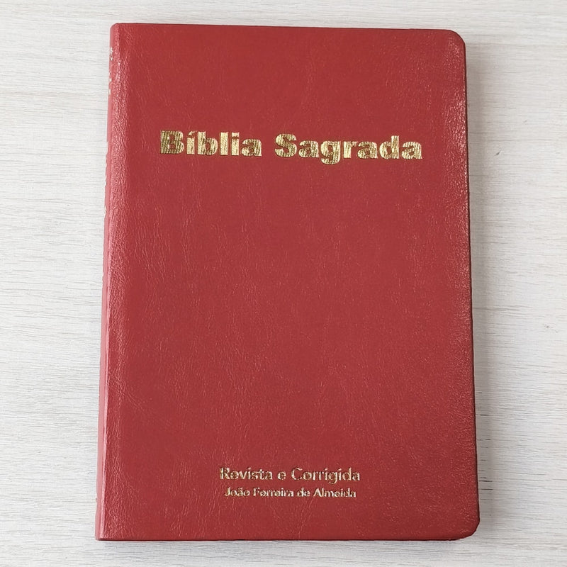 Bíblia Sagrada Slim | ARC | Capa Luxo Vinho