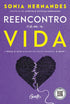 Livro Reencontro com a Vida, capa comum, roxo com coração partido costurado. — Plenitude