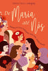 Capa de livro "De Maria Até Nós" de Debora Otoni, em tons de laranja e vermelho, com ilustrações de mulheres. — Plenitude