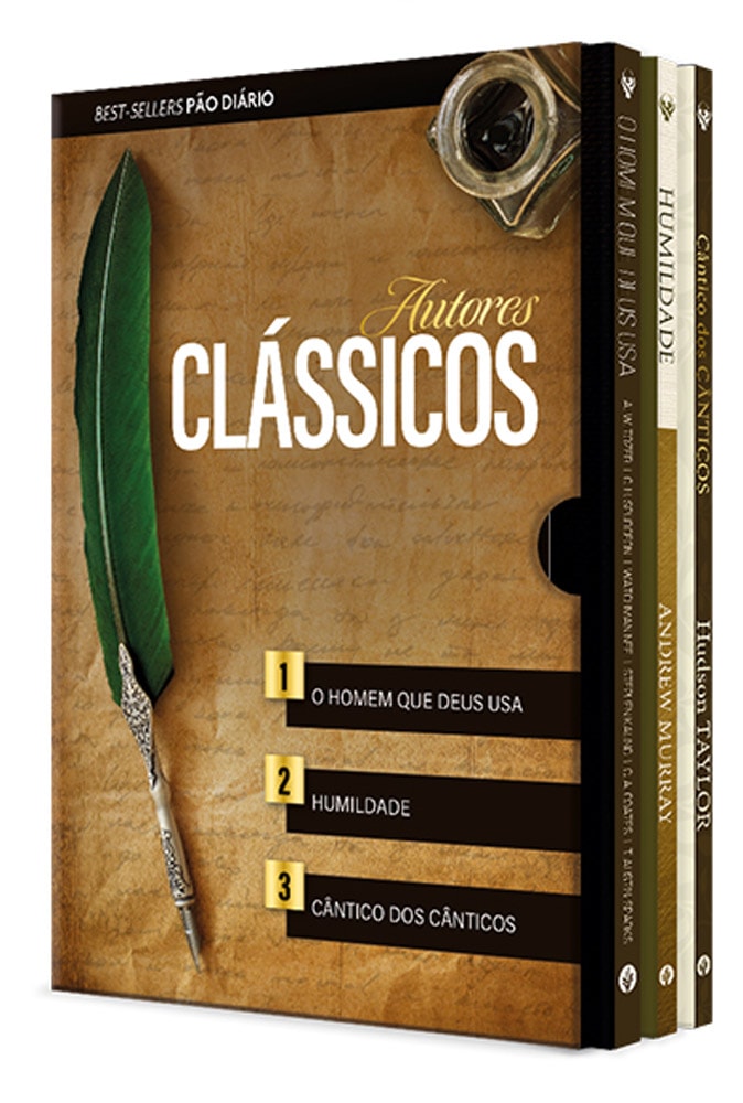 Box Clássicos | A. W. Tozer,  Andrew Murray e Hudson Taylor