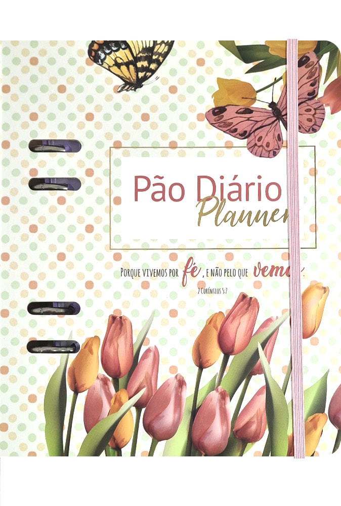 Planner Pão Diário | Capa Vivemos por Fé
