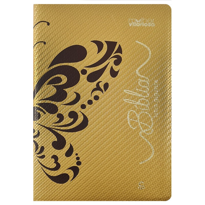 Bíblia da Mulher Vitoriosa | Letra Gigante | ARC | Dourada