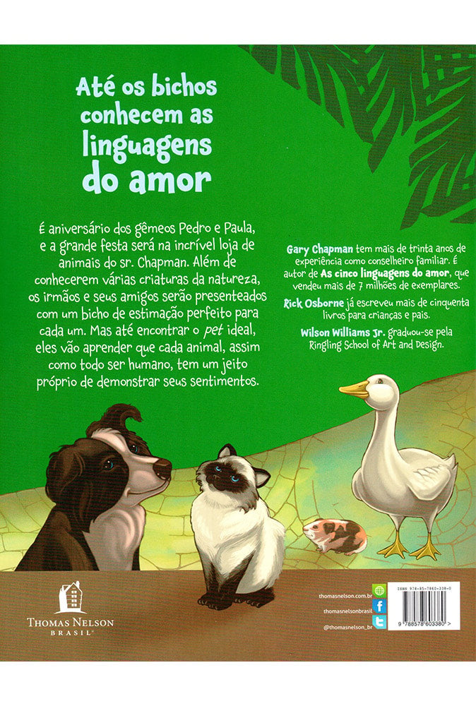 As 5 Linguagens do Amor Contadas às Crianças | Gary Chapman