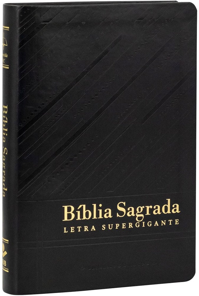 Bíblia Sagrada | Letra Supergigante | ARC | Capa Luxo Preto