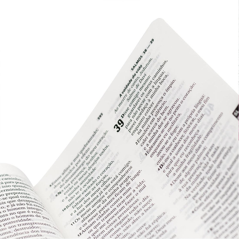 Bíblia Sagrada | ARA | Letra Grande | Capa Luxo Pink