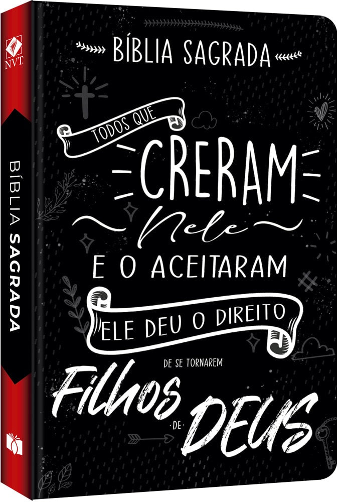 Bíblia Sagrada Lettering | NVT | Letra Normal |Flexível Soft Touch