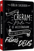 Bíblia Sagrada NVT preta com lettering branco, citação "Todos que creram Nele e o aceitaram, Ele deu o direito de se tornarem — Plenitude