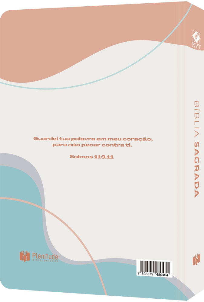 Bíblia Sagrada Guardei Tua Palavra | NVT | Letra Normal | Flexível Soft Touch