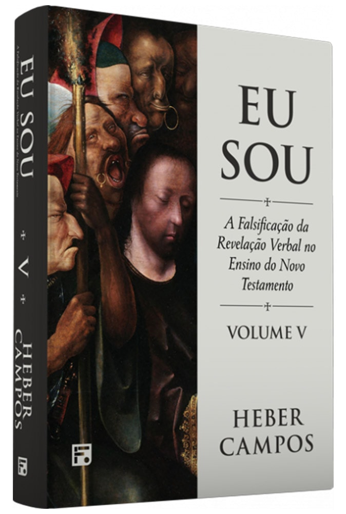Livro Eu Sou Vol. 5, capa cinza com pintura clássica e título em preto. — Plenitude