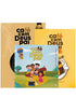 Kit de 3 livros "Café com Deus Pai" de Junior Rostirola, capas em tons de bege e amarelo, com ilustrações infantis. — Plenitude
