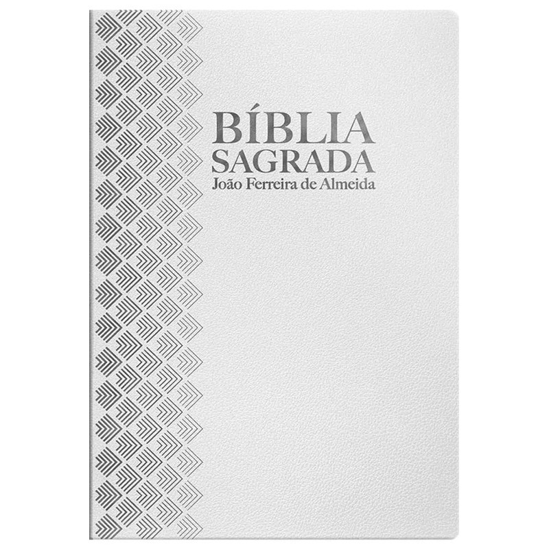 Bíblia Sagrada | ARC | Letra Normal | Capa Luxo Branca