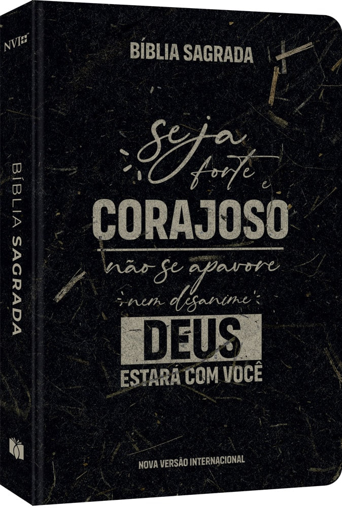 Bíblia Sagrada Seja Forte e Corajoso | NVI | Letra Normal | Flexível Soft Touch