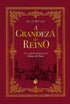 Livro "A Grandeza do Reino" de Alva J. McClain, capa vermelha com detalhes dourados e ilustração de cidade. — Plenitude