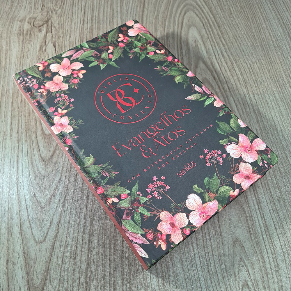 Kit Bíblia Contexto | Novo Testamento | NVT | Capa Dura | Floral