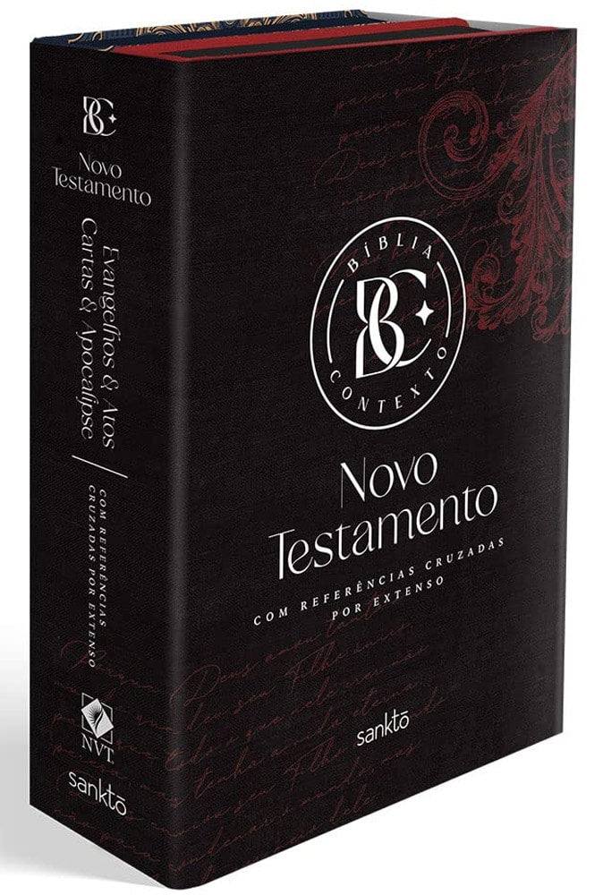 Kit Bíblia Contexto | Novo Testamento | NVT | Capa Dura | Ornamentos